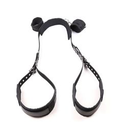 Fetish Thigh Sling Sex Restraints for Easy Access Sex Aid Portable Bondage Strap with handcuffs amateur hardcore black XLYGN3524009243060