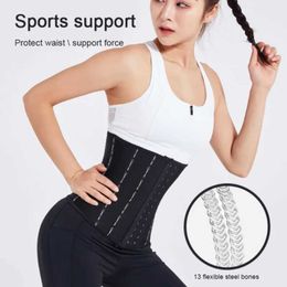 Slimming Belt Waist Trainer Sweat Women Body Shaper Support Croset Cincher Tummy Control Sport Girdle Trimmer 240410