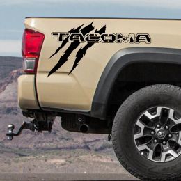 Car Body Side Sticker For Toyota Tacoma SR5 TRD Parts Pickup Truck Bed Graphics Claw Styling Decor Decal Auto Tuning Accessories