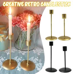 Candle Holders Wrought Iron Holder Candlelight Display Stand Decor Candlestick Handy Home Decoration Nordic Style