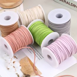 50Yards/Roll Faux Suede Leather Cord Leather Strips Leather Laces Handmade Thread Necklace DIY Jewelry Making Supplies