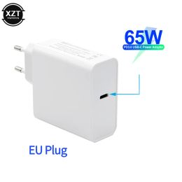 Adapter PD 65W Laptop Charger USB Type C Charger 20V3.25A Fast Charger Adapter US EU for Apple MacBook Air iPad Pro Samsung S9 iPhone XS