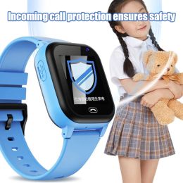 Watches Smart Watch Kids SOS GPS Location Video Call Sim Card For Children SmartWatch Camera Waterproof Watch For Boys Girls Present