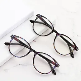 Sunglasses Women & Men Anti Glare Round Floral Frame Presbyopia Eyeglasses Reading Glasses Spring Hinge Readers Eyewear