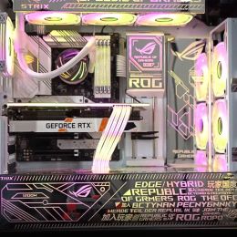Cooling RGB Mirror Lighting Panel For ASUS ROG GX601 Case,MOD Helios Chassis Power Lightboard Front Cover,AURA SYNC Refit Plate
