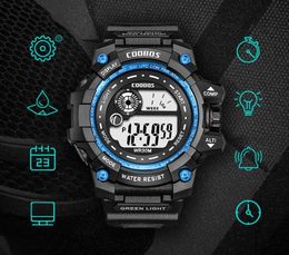 Wristwatches Coobos LED Luminous Fashion Sport Fitness Waterproof Digital Watches For Man Date Army Military Clock Relojes Para Ho6120658