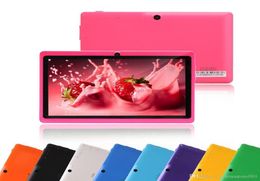 Q88 7 Inch Android 44 Tablet PC ALLwinner Cheap A33 Quade Core Dual Camera 8GB 512MB Capacitive Cheap Tablets3218169