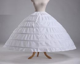 110120cm Diameter Underwear Crinoline 6 Hoop Petticoat For Ball Gown Dress Wedding Accessories Wedding Dresses petticoat1893034