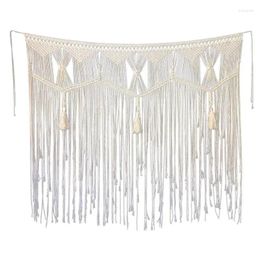 Tapestries Macrame Wall Hanging Cotton Boho Tapestry Hand Woven Decoration Bedroom Decor For Wedding Backdrop Home