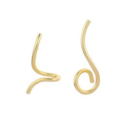 Dangle Chandelier Earrings Badu Elegant Matte Gold Colour For Women Irregar Asymmetry Simple Metal Statement Jewellery Wholesale Drop Del Otcxq