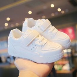 Sneakers Spring Autumn Winter Children's White Shoes Boys Girls Sports Shoes Casual Shoes Soft Sole Children's Shoes 112 Years Old