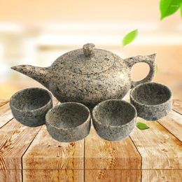 Teaware Sets Chinese Maifan Stone Teapot Original Integrated Health Pot Purified Water Quality With Teacup Tea Set