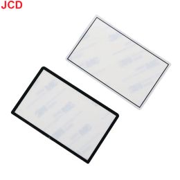 JCD 1pcs Top Screen Frame Lens Cover LCD Screen Protector Film Plastic Cover Len For New 3DS console Replacement Accessories