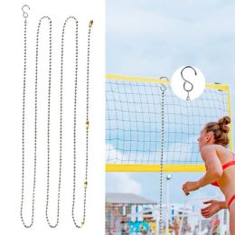 2Pcs Height Chains Non-fading Non-corrosive Measure Chains Appropriate Length Volleyball Training Net Height Chains