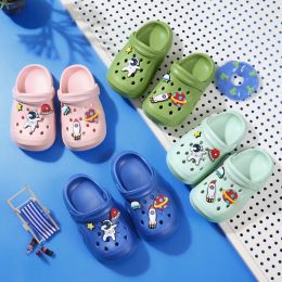 Children's Slippers Indoor Cute Non-slip Soft Bottom Infant Girls Sandals And Slippers Home Clogs For Kids Toddler Girl Shoes