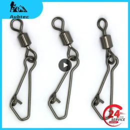 Fishhooks Fishing Tackle Swivels Snap Connector Fishing Bait Holder With Hooked Snap Fishhook Carabiners for fishing