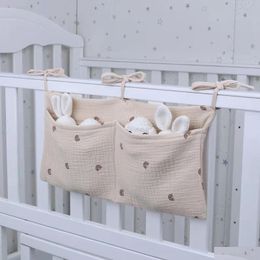 Diaper Bags Portable Baby Crib Storage Bag Nappy Organiser Mtifunctional Newborn Bed Headboard For Kids Items Bedding Drop Delivery Ba Dh6F2