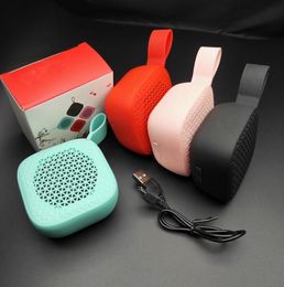 Wireless Bluetooth Speaker Mini Portable Outdoor Small Stereo Antidrop Hands Silicone Bluetooth Speaker Builtin W1 Mic speak3872529