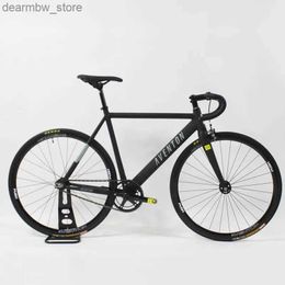 Bikes Aventon Cordoba fixed gear bicycle Sing Speed Track fixed Bicyc 700C aluminum frame carbon fork with 48T crank V brake L48