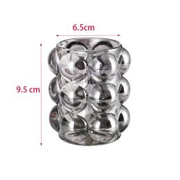 Creative Makeup Brush Glass Holder Luxury Cosmetic Organiser Lipstick Eyebrow Pencil Holder Eye Shadow Storage