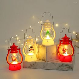 Candle Holders Christmas Ornaments LED Lantern Light Santa Claus Merry Decorations For Home 2024 Xmas Decoration Support Wholesale