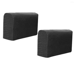 Chair Covers 2 Pcs Black Recliner Sofa Cover Armrest Protective Case Towel Protector Office