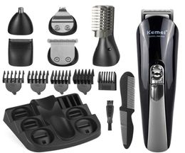 Kemei 11 In 1 Multifunction Hair Clipper Professional for Men Electric Beard Trimmer Hair Cutting Machine 45D4801203