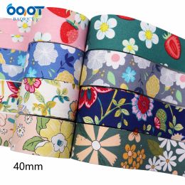 Double-Sided Strawberry Flowers Cloth Ribbons 5 Yards M-21510-626 DIY Crafts Hairclip Apparel Accessories and Sewing Decorations