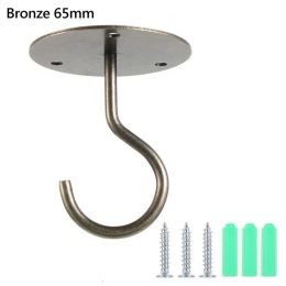 1PC Ceiling Plant Hanging Hooks Wall Mount Hangers Bracket Garden Plants Hanging Basket Hooks Home Hardware 55/65mm