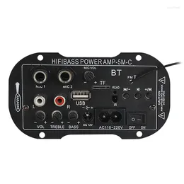 Effective 5 Inch 12V 220V Two-Purpose 4110B-369 Dual MIC With BT Car Digital Mono Function