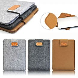 Felt Sleeve Slim Tablet Case Cover Bag for MacBooks Air Pro 11 13 15 Inch Solid Color Tablet Storage Bag Tablets & e-Books Case