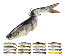 14cm Sinking Wobblers Fishing Lures Jointed Crankbait Swimbait 8 Segment Hard Artificial Bait For Fish Tackle Lure5782255