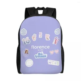 Backpack Florence By Mills For Men Women Water Resistant College School Bag Printing Bookbags