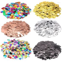 Party Decoration 1.5cm 40g/Bag Colourful Plastic Confetti Romantic Wedding Gold/sliver Balloon Birthday Baby Shower DIY