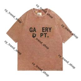 Gallerydept Shirt Designer Summer Alphabet Printed Star Same Round Neck Short Sleeve T-shirt for Men Women Oversize Tees Gallary Dept Shirt Galary Dept Tshirt 659