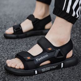 Men Sandals Summer New Sandals Trendy Blue Black Gray Shoes Lightweight Sandals Mens Outdoor Beach Sandals 36-45 b8RS#