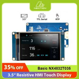 NEXTION NX4832T035 - 3.5" HMI Resistive RTP Touch Display Screen Board UASRT TFT LCD Module Compatible with Arduino