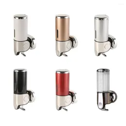 Liquid Soap Dispenser Stainless Steel Shower Bar Holder Gel Plastic Box Bathroom Shelves For El Silver