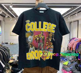 College Dropout Tshirt 2021 Hip Hop Music Album Tee Men Women Quality Pattern Printed Tops Summer Short SleeveT2207212769890