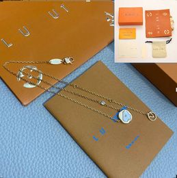 Boutique Womesn Necklace Long Chain Pendant Necklace Fashion Weddings Love Charm Copper Jewellery High Quality Gifts Necklace B654