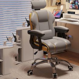 Accent Arm Desk Chair Computer Recliner Swivel Study Luxury Pink Gaming Chair Massage Bedroom Relax Desktop Gaming Furniture