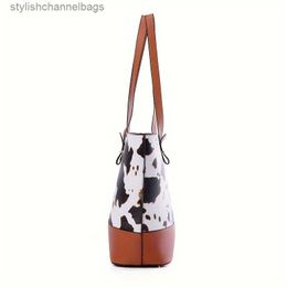 Other Bags Skiing Suits 4pcs Cow Print Tote Bag Set - Retro Shoulder Bag Crossbody Bag Clutch Wallet Card Holder for Women - Stylish Functional Accessories