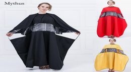 Newest Professional Haridressing Cape Waterproof Polyester Cloth Hairstyling Cutting Gown Salon Cape With Transparent Viewing Wind4410244