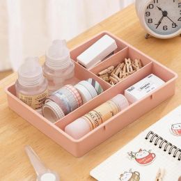 Desk Drawer Organizer Stackable Multi-cell Storage Box Tray Dressing Table Jewelry Organizer Makeup Organizer For Home Office