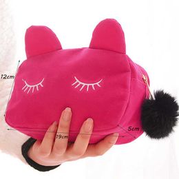 Cute Cat Pencil Case Kawaii School Supplies Canvas Pencil box for Girls Pencil Bag Kawaii Pencilcase Stationery Gift