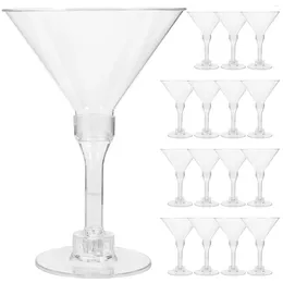 Mugs 20Pcs Party Small Cups Goblets Beverage Clear Cup Festival Cocktail Glasses