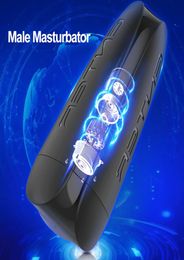 Electric Male Masturbation Cup Multifrequency Automatic Vibrating Blowjob Masturbators Vagina Anal Adult Sex Toys For Men Game6836905