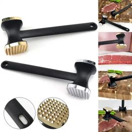 Meat Tenderizer Hammer Dual-Sided Kitchen Meat MalletWith Non-Slip Grip Heavy Duty Metal Meat Pounder For TenderizingSteak Beef