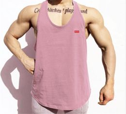 2020 New Brand Bodybuilding Stringer Tank Tops Men Fitness Singlets Gyms Clothing Mens Sleeveless Shirt vest men039s vest T20057691365