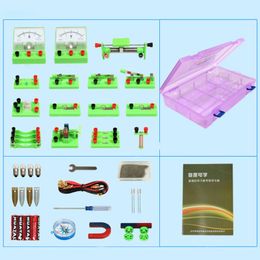 Electromagnetic Experiment Equipment Set Physics Labs Circuit Learning Kit Basic Electricity Discovery Principles Kit